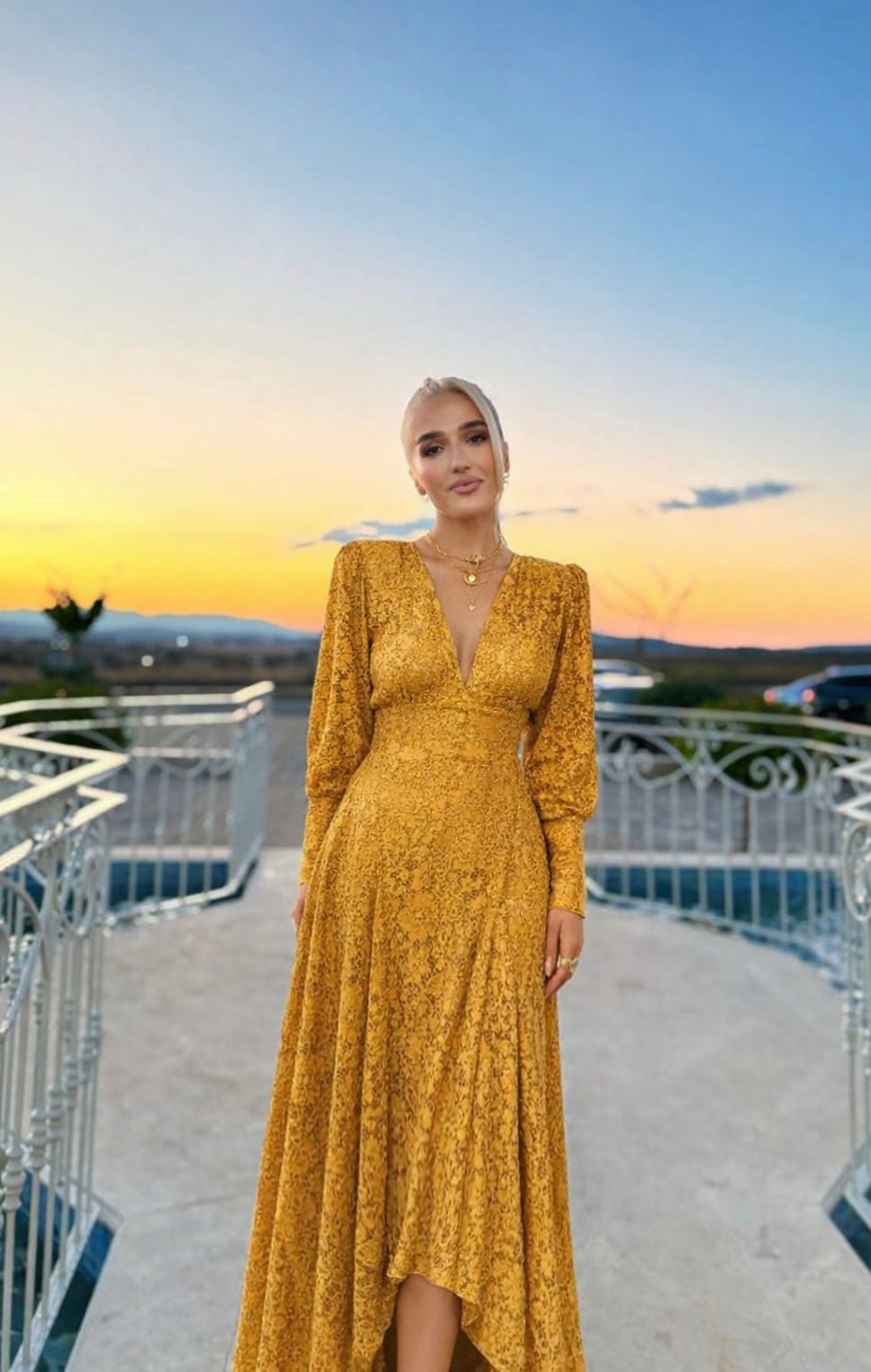 Abriella Lace Midi Dress - Image 7