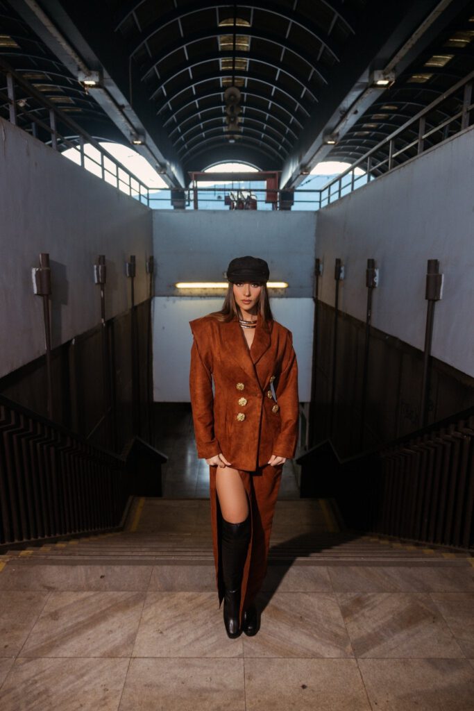 Caramel Suede Set