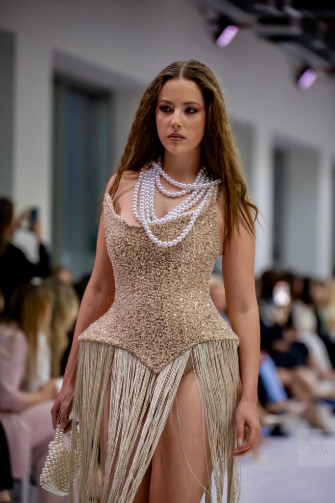 Golden Fringes Dress