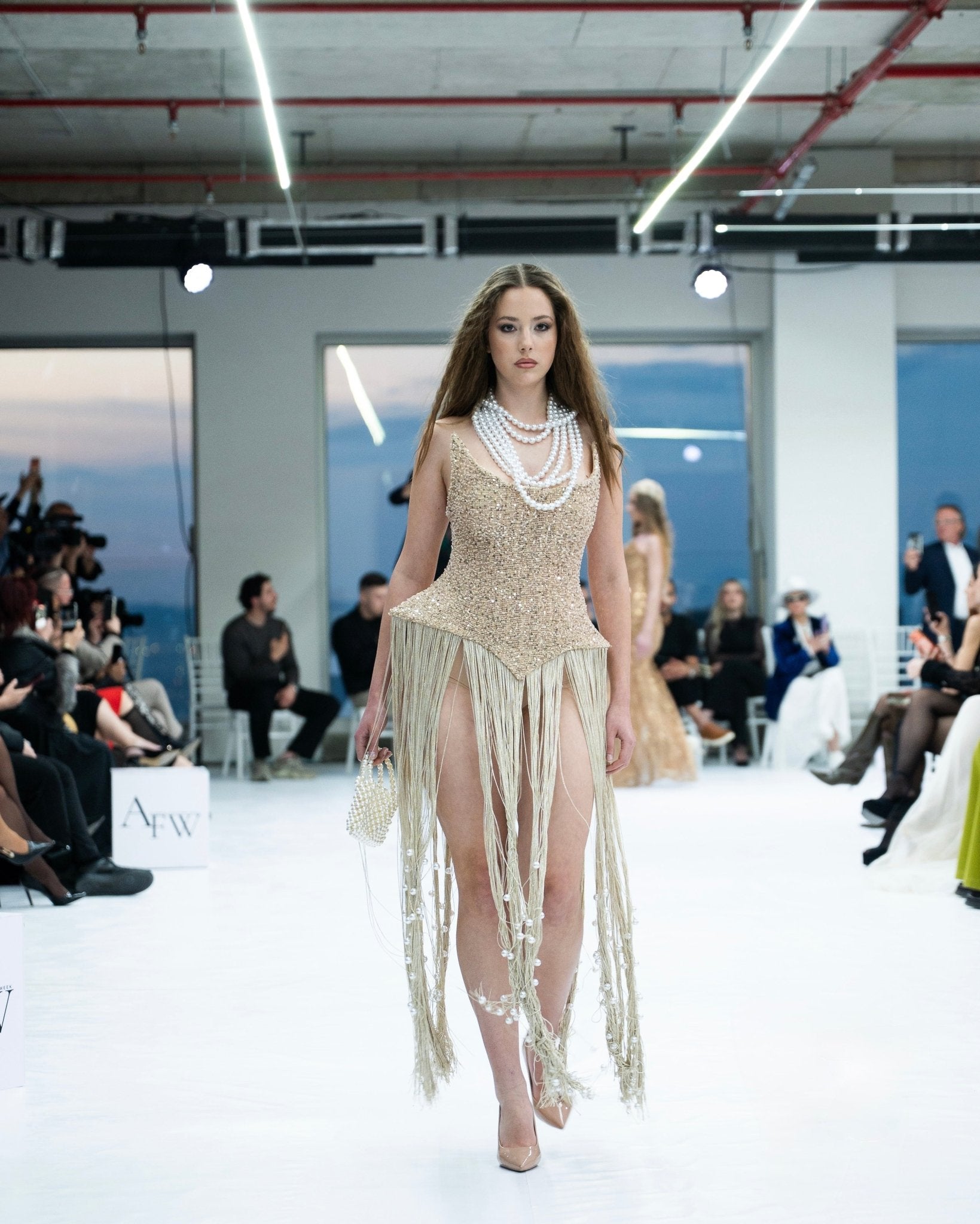 Golden Fringes Dress - Image 3