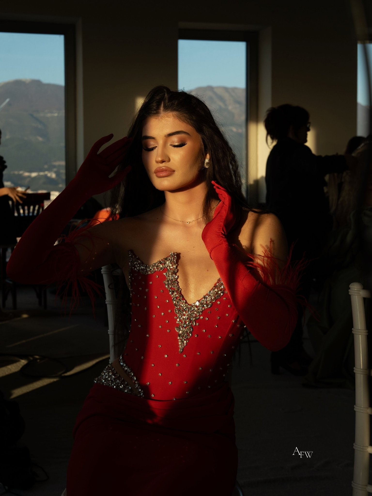 Rougé Embellished Dress