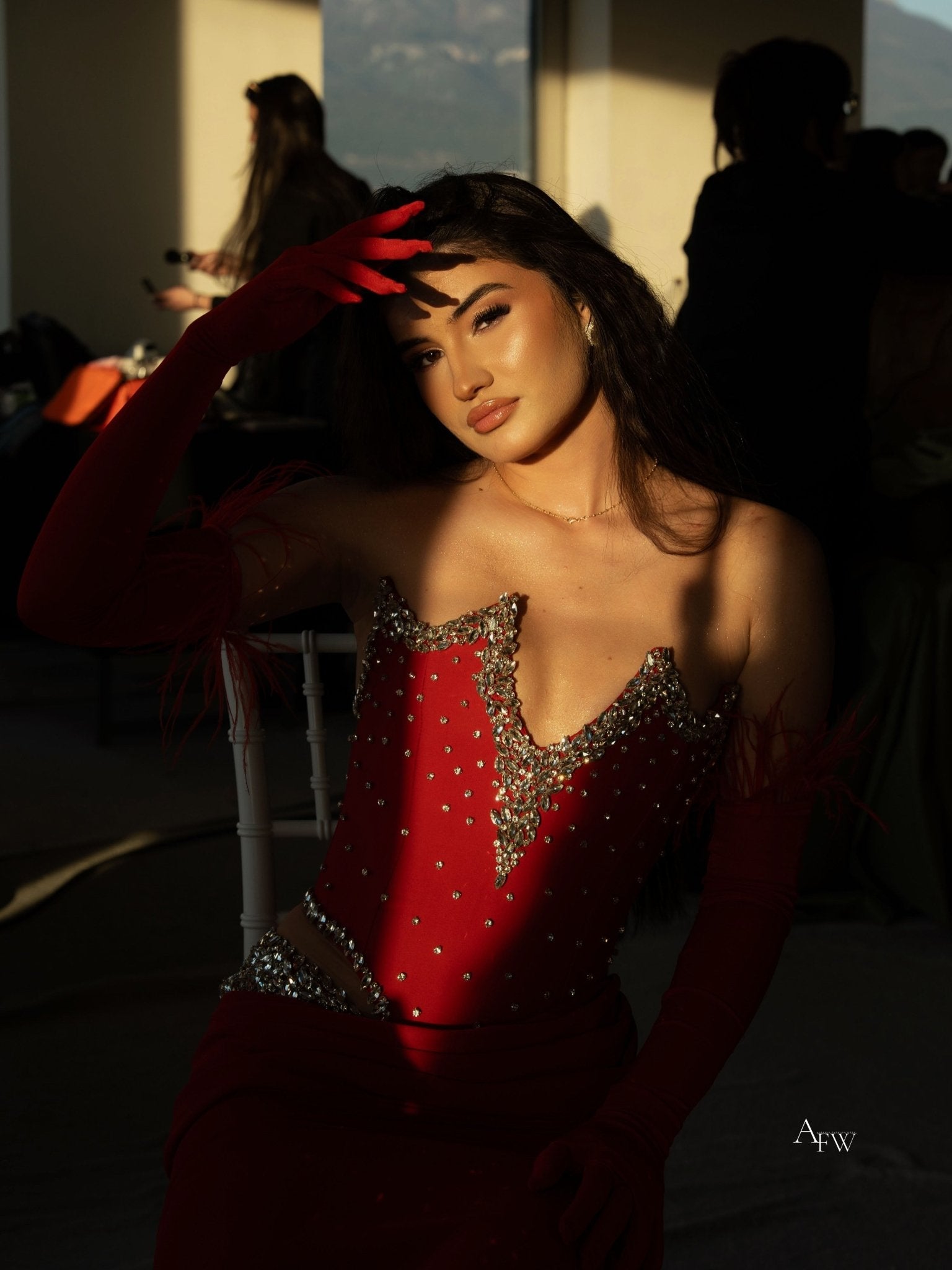 Rougé Embellished Dress - Image 2