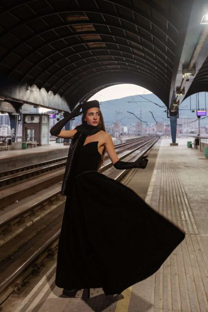 Noir Velvet Gown