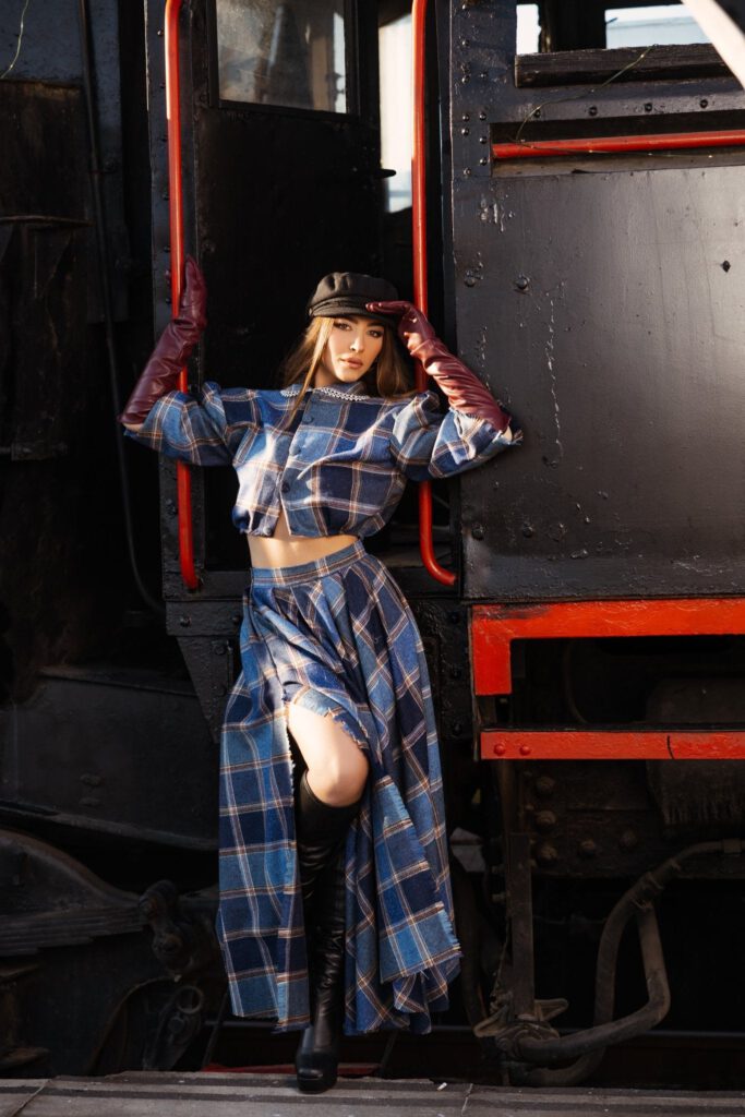 Néssa Midnight Tartan Set