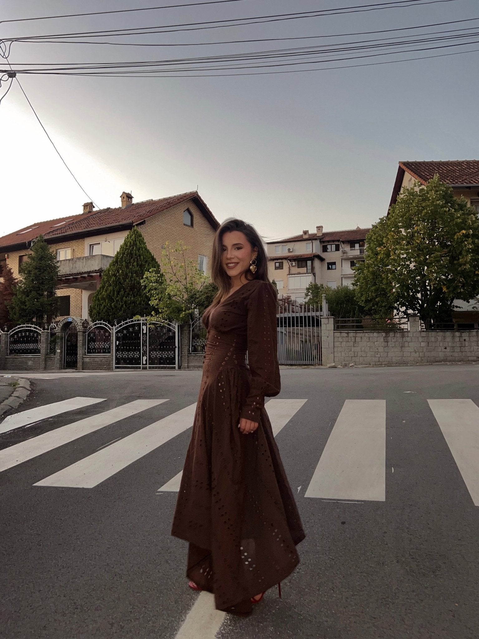 Abriella Lace Midi Dress - Image 12